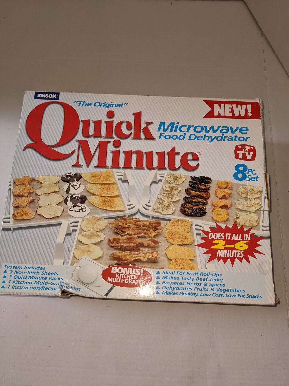 The Original Quick Minute Microwave Food Dehydrator Emson